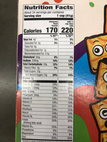 General Mills Cinnamon Toast Crunch Cereal, 49.5 oz
