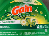 Gain + AromaBoost Ultra Concentrated Liquid Laundry Detergent Original 146 loads 200 oz