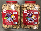 TWO JUGS - 10 POUNDS Member's Mark Animal Crackers 5 lbs Cookie Biscuit