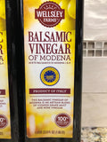 2 Bottles Wellsley Farms Balsamic Vinegar 1L Modena Italy Grape