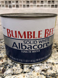 2 Cans of Bumble Bee Solid White Albacore Tuna in Water, 66.5 oz