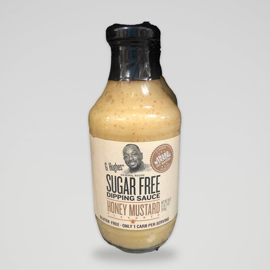 G Hughes Sugar Free Honey Mustard Dipping Sauce, 18 oz