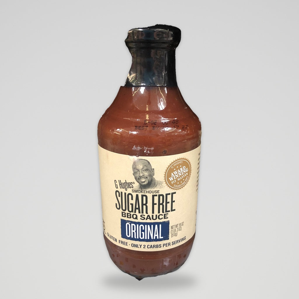 G Hughes Sugar Free Original Smokehouse BBQ Sauce, 18 oz