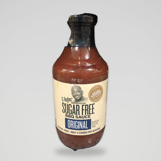 G Hughes Sugar Free Original Smokehouse BBQ Sauce, 18 oz
