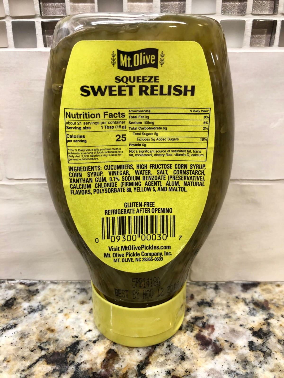 Mount Olive Squeeze Sweet Pickle Relish, 10 oz