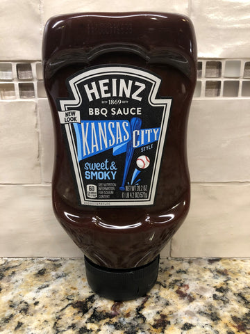 4 BOTTLES Heinz Kansas City Style Sweet & Smoky BBQ Sauce, 20.2 oz Dip KC