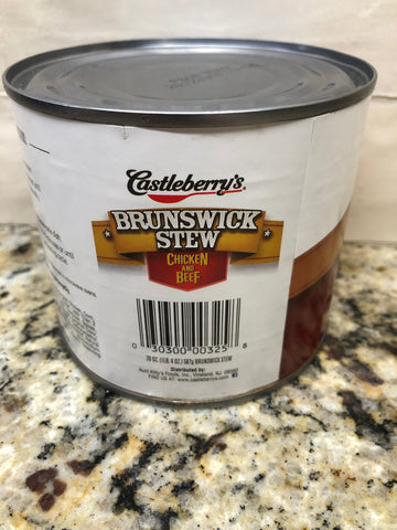 4 CANS Castleberry's Brunswick Stew Chicken And Beef 20 oz Can Soup FREE SHIP