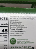 2 Boxes of 48 Wellsley Farms Organic Applesauce Squeeze Pouches