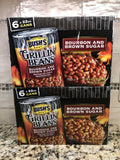 12 CANS Bush's Grillin' Baked Beans Bourbon and Brown Sugar 22 oz Navy FREE SHIP