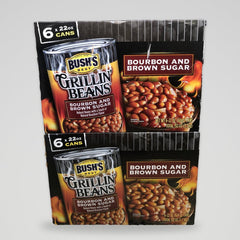 12 Cans Bush's Grillin' Baked Beans Bourbon and Brown Sugar 22 oz (Copy)