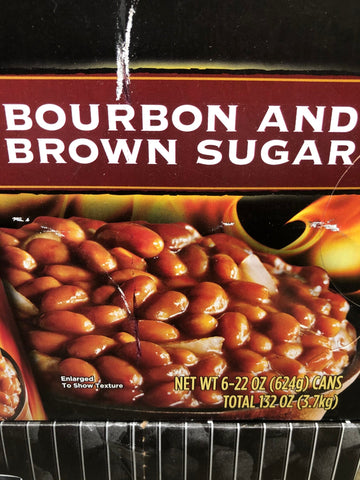 12 CANS Bush's Grillin' Baked Beans Bourbon and Brown Sugar 22 oz Navy FREE SHIP