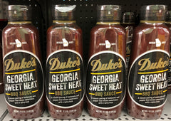 4 BOTTLES Duke's Georgia Sweet Heat BBQ Sauce Barbecue 17.5 oz Mayo Pork