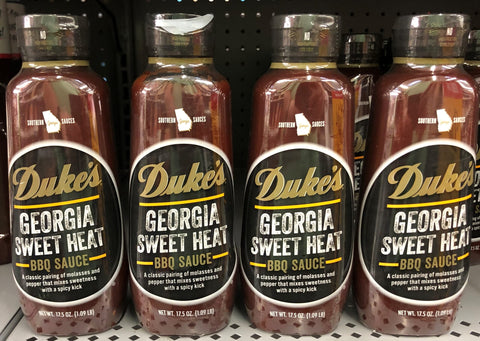 4 BOTTLES Duke's Georgia Sweet Heat BBQ Sauce Barbecue 17.5 oz Mayo Pork