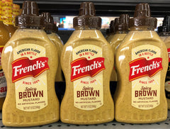 THREE Squeeze Bottles of French's Spicy Brown Deli Mustard 12 Oz