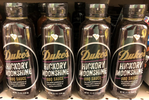 4 BOTTLES Duke's Hickory Moonshine BBQ Sauce Barbecue 17.5 oz Mayo Pork Beef