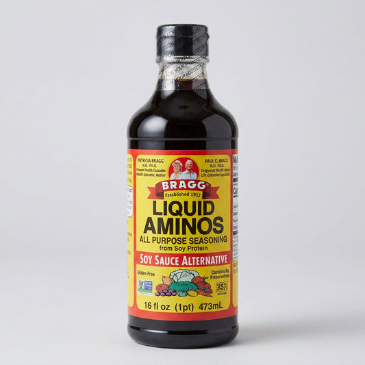 Bragg All Natural Liquid Aminos All Purpose Seasoning Soy Substitute 16 oz