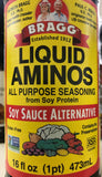 Bragg All Natural Liquid Aminos All Purpose Seasoning Soy Substitute 16 oz