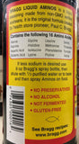 2 Bottles Bragg All Natural Liquid Aminos All Purpose Seasoning Soy Substitute