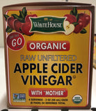 4 PACKS White House Organic Apple Cider Vinegar On The Go Shots 6 Ct