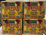 4 PACKS White House DETOX Organic Apple Cider Vinegar Shots 6 Ct Drink Mother