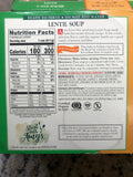 16 Cans of Amy's All Natural Organic Lentil Soup Lentil Vegetable, 14.5 oz