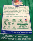 6 Cans of Tuttorosso 100 Percent Natural Crushed Tomatoes, 28 oz
