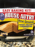 TWO KITS House Autry Stone Ground Sweet Yellow Cornbread Baking Mix Muffin