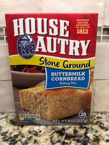 4 BOXES House Autry Buttermilk Cornbread Baking Mix 6 oz Flour Muffins