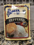 Pioneer Brand Peppered Gravy Mix 2.75 oz Chicken Style Steak Mashed Potatoes