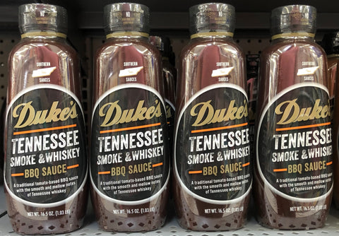 4 BOTTLES Duke's Tennessee Smoke & Whiskey BBQ Sauce Barbecue 16.5 oz Bottle