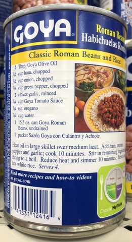 Goya Roman Beans, 15.5 oz