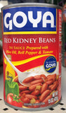 Goya Kidney Beans 15oz Can Coloradas Guisadas in olive oil pepper tomato Sauce