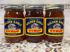 3 JARS Golden Eagle Syrup 15 oz Pancake Waffle Mollases Karo Cake