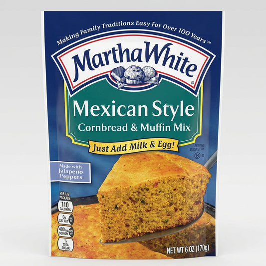 Martha White Mexican Style Cornbread & Muffin Mix, 6 oz