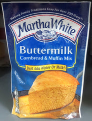 Martha White Buttermilk Cornbread & Muffin Mix 6.5 oz Just add Water or Milk!