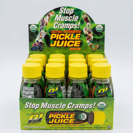 12 Bottles of The Pickle Juice Company Shots, 2.5 oz