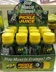 12 Bottles The Pickle Juice Company Shots 2.5 oz Stops Cramps! Organic Dill