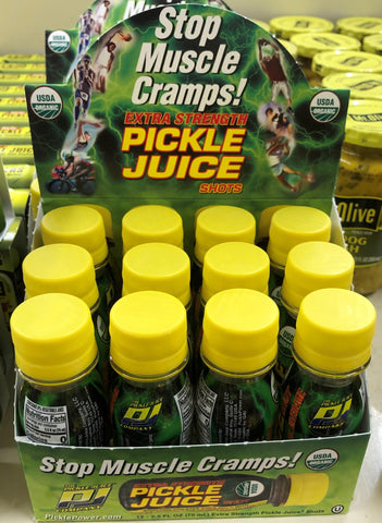 12 Bottles The Pickle Juice Company Shots 2.5 oz Stops Cramps! Organic Dill