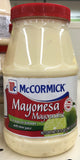 2 Jars of McCormick Mayonesa Mayonnaise with Lime Juice, 28 oz