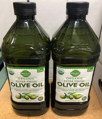 2 BOTTLES Wellsley Farms Organic Extra Virgin Olive Oil 2L Bottle Frying Cooking