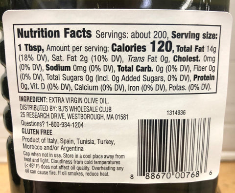 2 Bottles of Wellsley Farms Extra Virgin Olive Oil, 3 L