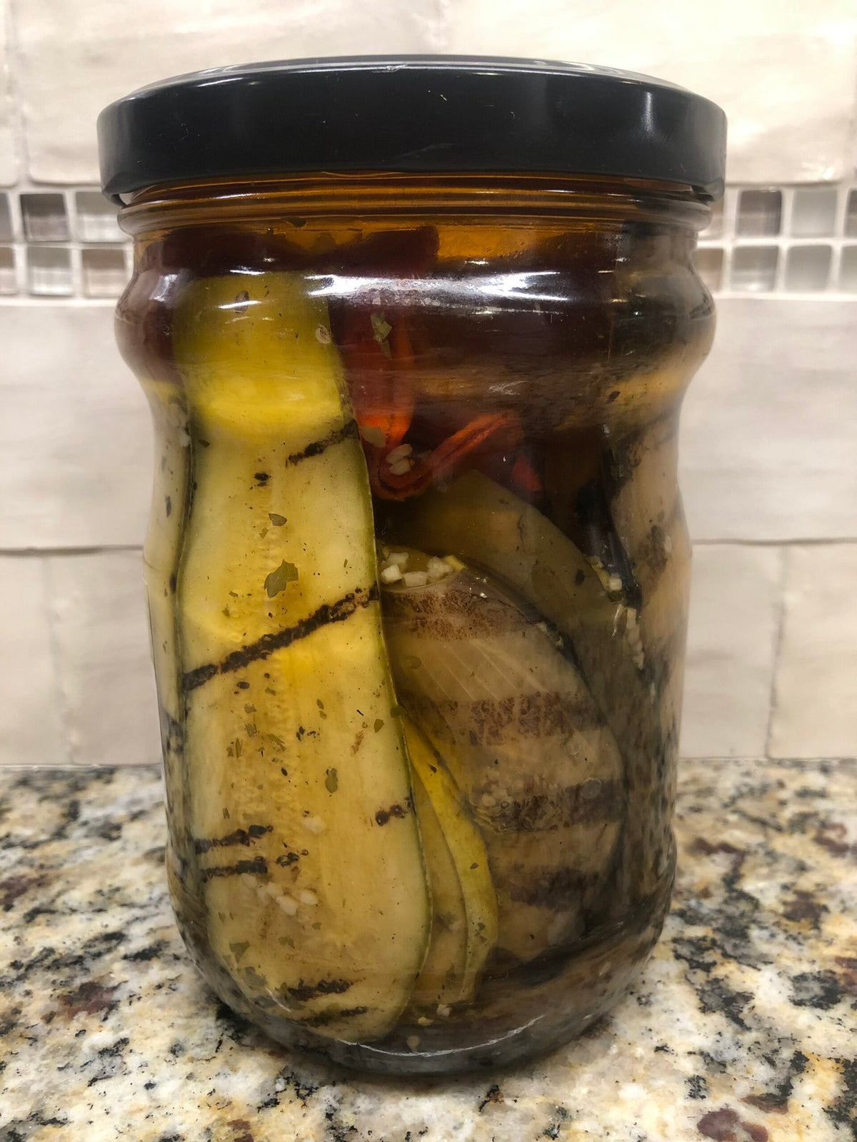 Casa Diva Grilled Mixed Vegetables Eggplant Piquillo Pepper Zucchini, 32.5 oz