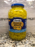 2 GALLONS Vlasic Deli Style MILD Banana Pepper Rings 3.8L Pickles FREE SHIP