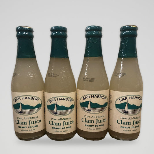 4 Bottles of Bar Harbor Clam Juice, 8 oz