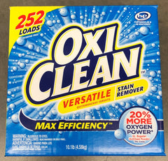 OxiClean Max Efficiency Stain Remover Laundry Detergent 252 loads