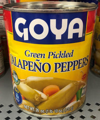 GOYA Green Pickled Jalapeno Peppers 26 oz Chiles En Escabeche