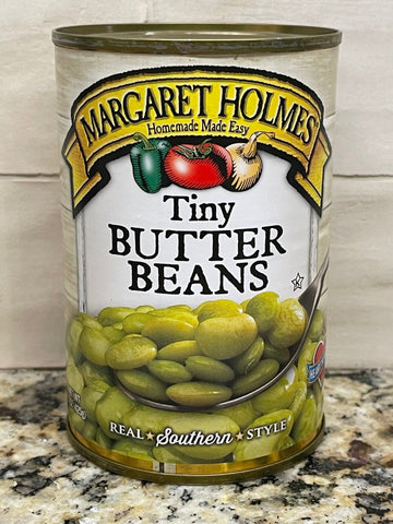 6 Cans of Margaret Holmes Southern Style Tiny Butter Beans, 15 oz