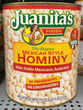 Juanita's Foods Mexican Style Hominy 2.97 kg Can Corn 6lb14oz