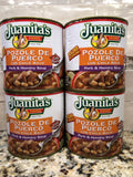 4 CANS Juanitas Pozole de Puerco Pork & Hominy Soup 29.5 oz Stew