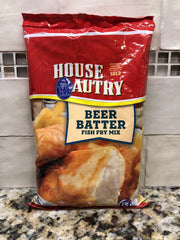 House Autry Beer Batter Fish Fry Mix 10 oz. Bag Flour Catfish